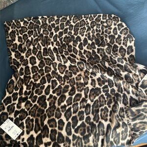 Zara Leopard Print Scarf